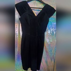 VINTAGE 80'S Trumps Sport suede leather black dress size 7 (more like 2/4)
